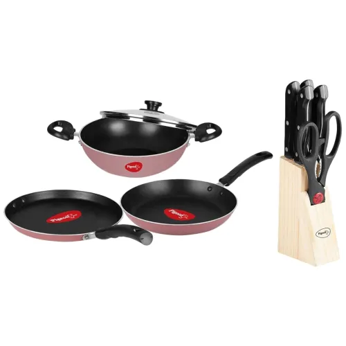 Image of Pigeon Cookware & 6-Piece Knife Set