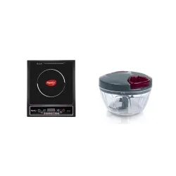 Pigeon Cruise 1800Watt Induction Cooktop+Mini Plastic Chopper 