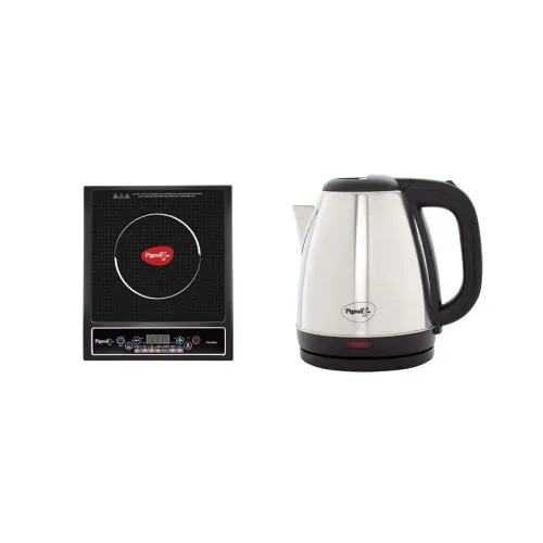 Image of Pigeon by Stovekraft Cruise 1800-Watt Induction Cooktop & 1.5 LTR Electric Kettle Combo