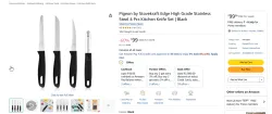 Pigeon Edge Stainless Steel Kitchen Knife Set – 4 pcs