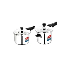 Pigeon Elite Shine Tri-Ply Pressure Cooker Combo