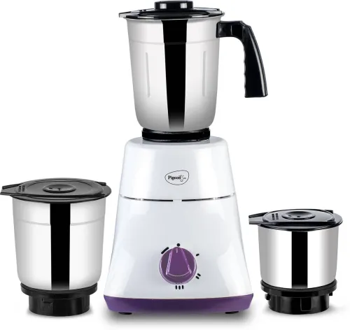 Image of Pigeon Favourite 3 Jar 500 Watts Mixer 500 W Juicer Mixer Grinder (16086 | 3 Jars | White, Purple)