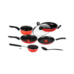 Pigeon Favourite Gift Non-Stick Coated Cookware Set (Aluminium, 7 - Piece)