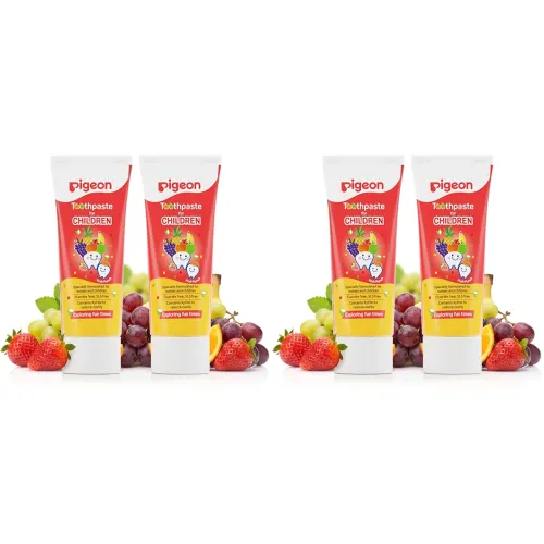 Image of Pigeon Fruit Punch Toothpaste for Babies & Children, Po4