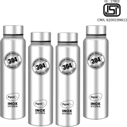 Pigeon Hydra Plus 900 ml Steel Bottle  (Pack of 4, Silver)