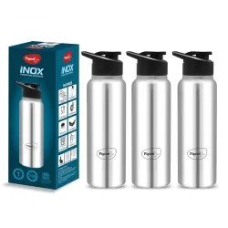 Pigeon Hydra Stainless Steel Drinking Water Bottle Flipper Cap, 0.7 Liters