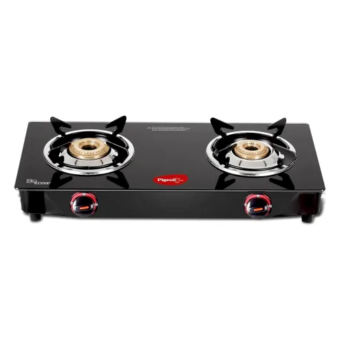 Image of Pigeon Ignia 2-Burner Glass Gas Stove