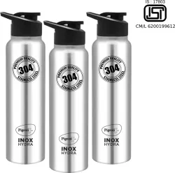 Pigeon Inox Hydra 900 ml Bottle  (Pack of 3)