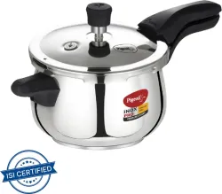 Pigeon Inox Pro and 3 L Outer Lid Induction Bottom Pressure Cooker  (Stainless Steel)