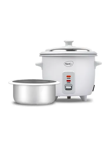 Image of Pigeon Joy 1 Pot Electric Rice Cooker (0.6 L, White)