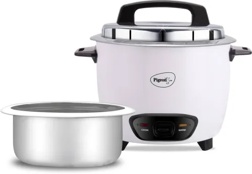 Image of Pigeon Joy Electric Rice Cooker 1.8L with Steaming Feature