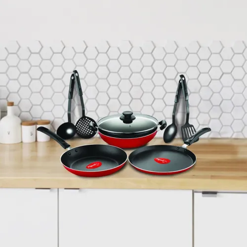 Image of Pigeon Mio 8-Piece Non-Stick Cookware Set