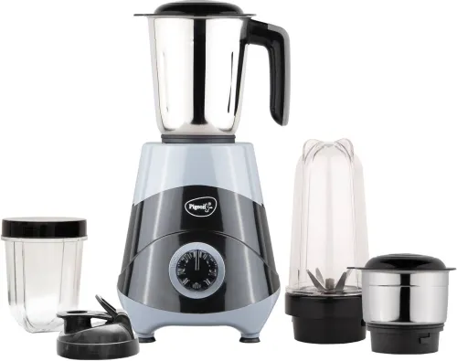 Image of Pigeon MIXMASTER PRO 500 W Mixer Grinder  (16506 | 4 Jars | Black, Grey)