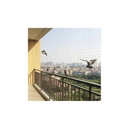 Image of Pigeon Nets for Balconies (5 x 18 Ft - Green) Anti Bird Pigeons Control Net, Heavy Duty HDPE Mesh Net for Balconies