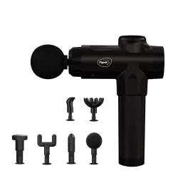 Pigeon Nexa Gun Massager, 6 Heads, 99 Adjustable Speed, Rechargeable, Handheld, Percussion Muscle Massager for Full Body