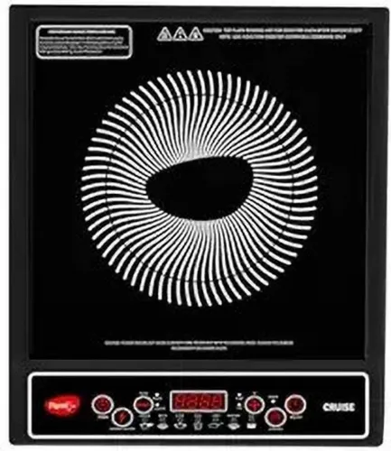Image of Pigeon 1800 W Induction Cooktop Push Button (Black, PRIME)