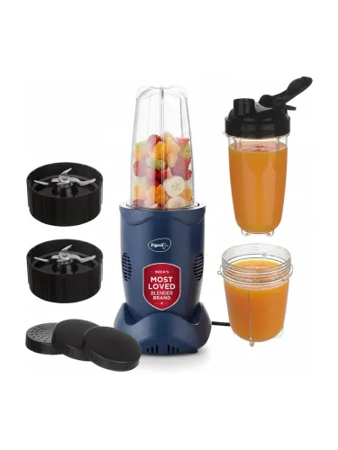 Image of Pigeon Quick Blend 400 W Mixer Blender (19004614 3 Jars Blue)