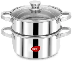 Pigeon Steel X Stainless Steel Steamer (4.6 L)