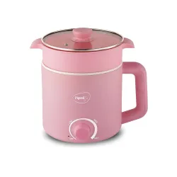 Pigeon Swift Plus 1.5L Multi-Cook Kettle with Steamer | Pink/Black