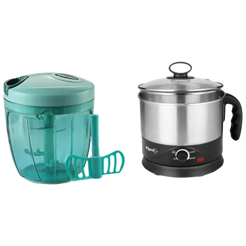 Image of Pigeon Kessel 1.2L Kettle 600W & Handy Compact Chopper XL