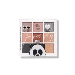 Pigment Play Eyeshadow Palette, For Women, X Emoji, Ultra pigmented and easy to blend formula, 9 gm (Wassup Panda?, 9gm)