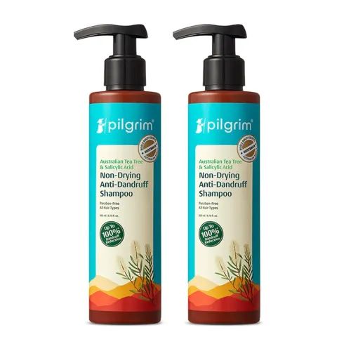 Image of Pilgrim Australian Tea Tree Anti-Dandruff Shampoo 200 ml (Pack of 2)