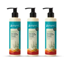Pilgrim Australian Tea Tree Non-Drying Anti-Dandruff Shampoo (200ml (Pack of 3))