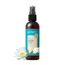 Pilgrim Korean Beauty White Lotus Refreshing Face Mist & Toner | Toner for glowing skin | Alcohol-Free Mist & toner for