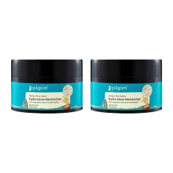 Pilgrim Korean Light Gel Oil Free Hydra Glow Moisturizer Cream 50 g| With Hyaluronic Acids, 3% Niacinamide, Rice Water for 5x Hydration & Instant Glass Skin | Hydrating Gel for All Skin Type...