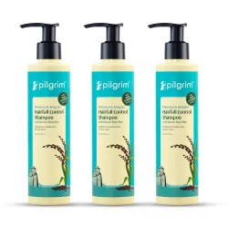 Pilgrim Redensyl & Anagain Hairfall Control Shampoo, 200ml (Pack of 3) 