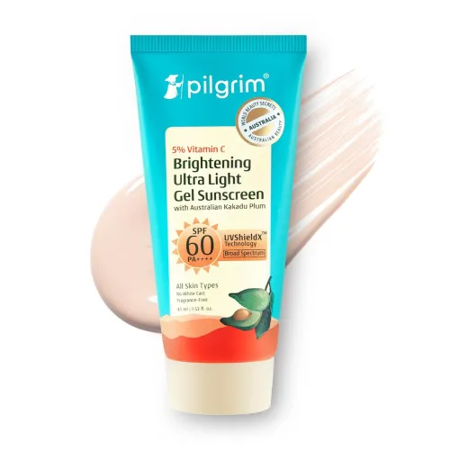 Image of Pilgrim Vitamin C Gel Sunscreen SPF 60, 45ml
