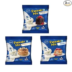 Pillsbury Chocolate ButterScotch + Original Flavour Pancake Mix Po3