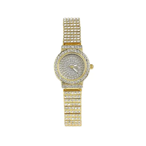 Image of PINACOLADA Haute Sauce Women's Embellished Analog Dial with Stainless Steel Strap | Battery Power | Foldover Closure | Q