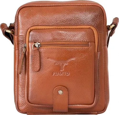 Image of Pinato Tan Sling Bag (PL-5716)