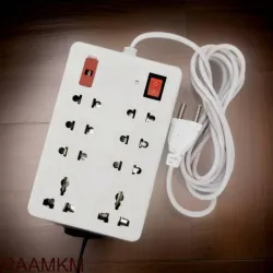 PINGA CDL_M_946_8+1 with Fuse, 8 Socket Extension Boards 8 Socket Extension Boards (White, 2.5 m)