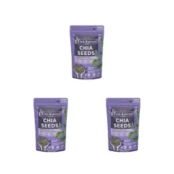 Pink Harvest Farms Chia Seeds Pouch (350 g) (Pack of 3)
