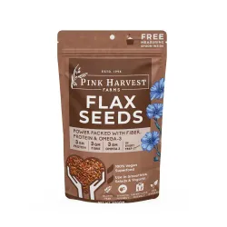 Pink Harvest Farms Flax Seeds, 400 Gm