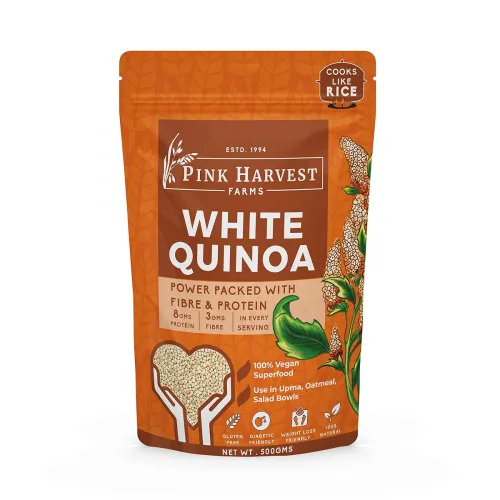 Image of Pink Harvest Farms White Quinoa Pouch, 500 Gm