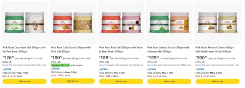 Image of Pink Root Beauty Product Starting @ ₹126