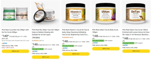 Image of Pink Root Beauty Product Starting @ ₹140