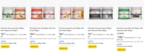 Image of Pink root scrub 1000gm @ ₹91