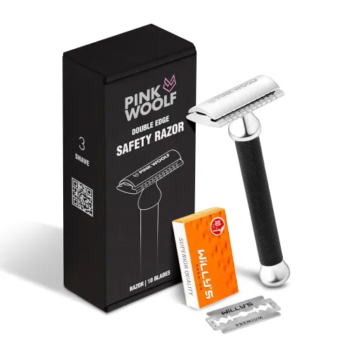 Image of Pink Woolf Double Edge Manual Safety Razor