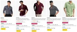 Pinkmint mens shirt at 80% discount 