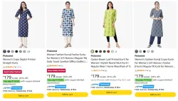Pinkmint Women Kurta upto 93% Discount