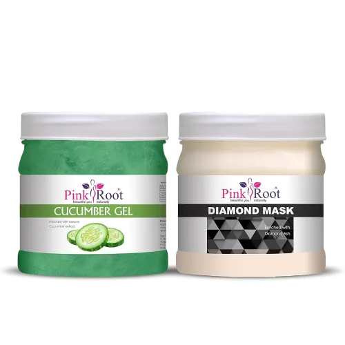 Image of Pink Root Cucumber Gel 500gm with Diamond Mask 500gm