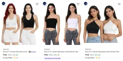 PINOVO Womens Tops at minimum 82% Discount