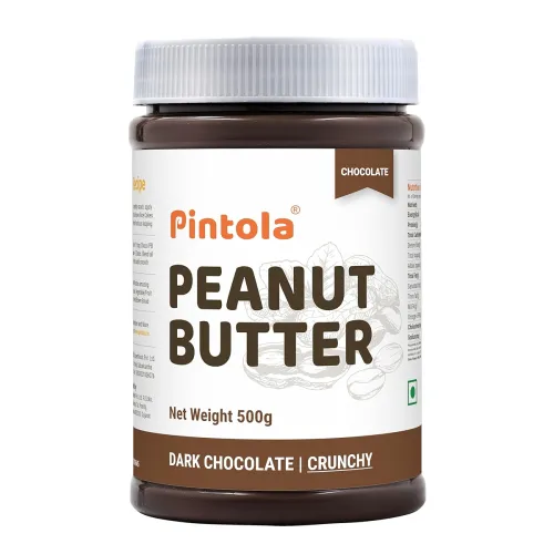 Image of Pintola Chocolate Crunchy Peanut Butter 500g | 18.6g Protein | Gluten Free
