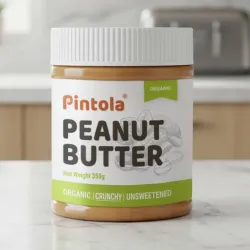 Pintola Organic Crunchy Peanut Butter 350g