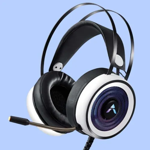 Image of Pious Immersive 7.1 Surround Sound Gaming Headset | RGB LED | 50mm Drivers | Dual USB Wired Headset (Multicolor, On the 