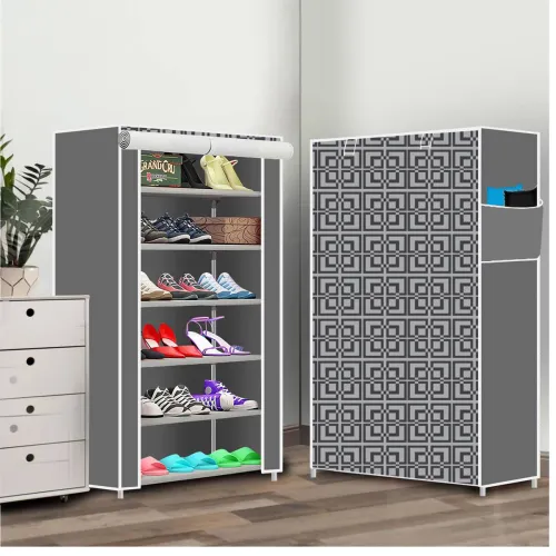 Image of Pipasa Foldable 6-Shelf DIY Shoe Rack